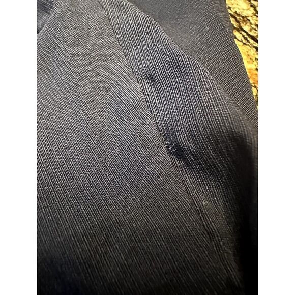 JEAN-PIERRE KLIFA Women's High Waist Straight Leg Cropped Trousers Blue Size 10 - Picture 10 of 10